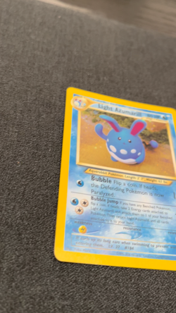 Pokemon TCG Light Azumarill 13/105 Neo Destiny Holo Lightly Played - Image 2