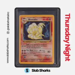1999 POKEMON BASE SET UNLIMITED #12/102 NINETALES HOLO RARE - Image 1