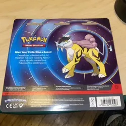 Pokemon TCG Two Pack Blister With Raikou Promo Phantasmal & Mega ev mint - Image 2