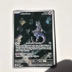 Pokemon Mewtwo TCG Scarlet & Violet 151 UPC Promo Holo Rare - Image 1
