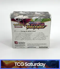 2021 POKEMON SWORD & SHIELD VIVID VOLTAGE BOOSTER BOX SEALED - Image 2