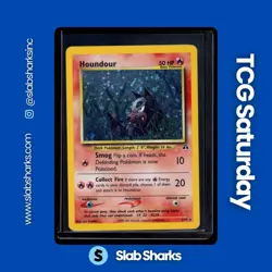 2001 POKEMON NEO DISCOVERY #5/75 HOUNDOUR HOLO RARE - Image 1