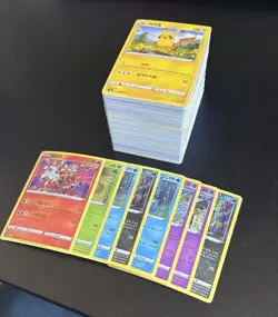 Bulk Lot of 200+ Chinese s6a Eevee Heroes Pokemon Cards - Image 1