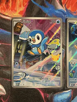 Pokemon TCG Chimchar Turtwig Piplup First Partner Illustration Collection Promos - Image 2