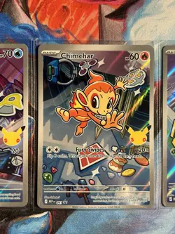 Pokemon TCG Chimchar Turtwig Piplup First Partner Illustration Collection Promos - Image 3
