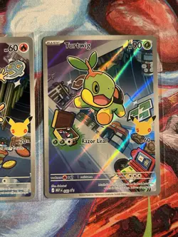 Pokemon TCG Chimchar Turtwig Piplup First Partner Illustration Collection Promos - Image 4