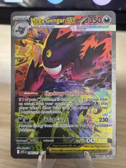 Pokemon Mega Gengar EX Ascended Heroes Special Illustration Rare Gem Mint - Image 1