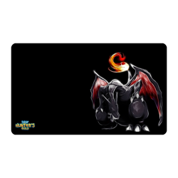 Charizard Pokemon TCG Premium Playmat 24inx14in – 3mm Thick Stitched Edges - Image 1