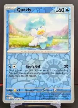 Pokemon Quaxly #049/193 English Paldea Evolved Reverse Holo - Image 1