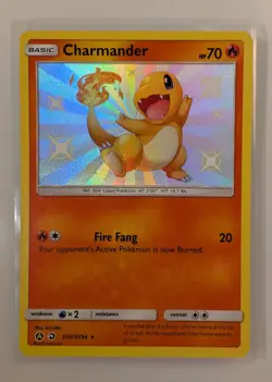 Pokemon Charmander SV6/SV94 Hidden Fates Shiny Vault Holo Rare Basic 70 HP 2019 - Image 1