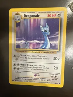 Pokemon Dragonair Base Set Unlimited Rare 18/102 Vintage - Image 5
