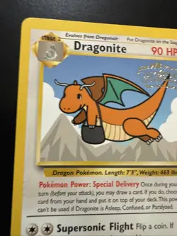Dragonite 5 1999 WB Movie Black Star Promo Rare WOTC Nintendo Pokemon Stamped - Image 2