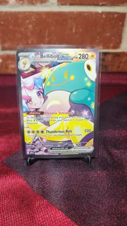 Pokemon Iono's Bellibolt EX Sv09 Special Illustration Rare Holo 183/159 - Image 1