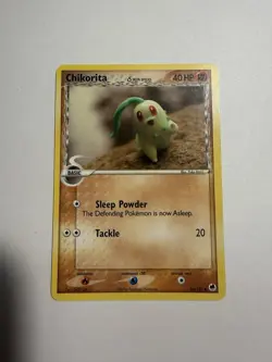 LP Chikorita 44/101 Delta Species Regular Dragon Frontiers Pokemon card English - Image 1