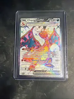 Pokemon TCG Charizard EX Obsidian Flames #56 Black Star Promo Ultra Rare NM - Image 1