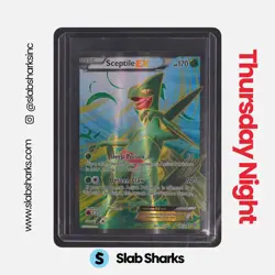 2015 POKEMON XY ANCIENT ORIGINS #84/98 SCEPTILE EX FULL ART ULTRA RARE - Image 1