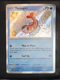 Pokemon Tatsugiri Shiny Rare SV: Paldean Fates 127/091 NM TCG - Image 1