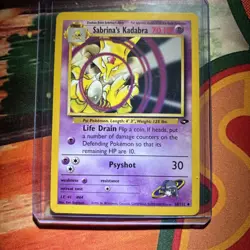 Pokemon TCG Sabrina's Kadabra Gym Challenge 58/132 70 HP Stage 1 Psychic - Image 1