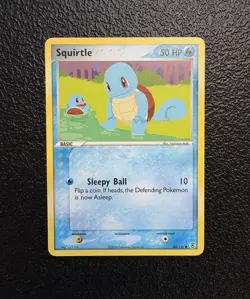 Pokemon TCG - Squirtle 82/112 - Vintage Regular Rare - FireRed & LeafGreen - Image 1