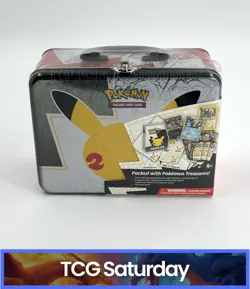 2021 POKEMON SWORD & SHIELD CELEBRATIONS COLLECTORS CHEST LUNCH BOX SEALED - Image 1