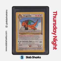 1999 POKEMON WIZARDS BLACK STAR PROMO THE FIRST MOVIE PROMO #5 DRAGONITE - Image 1