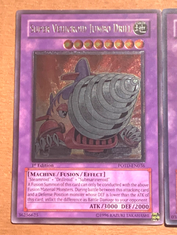 yugioh Super Vehicroid - Stealth Union GLAS-EN041 + Jumbo Drill POTD-EN036 1st E - Image 5