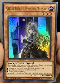 Yugioh Ghost Belle Haunted Mansion (Alt Art) DUDE-EN004 Ultra Rare NM w/Tracking - Image 1