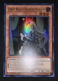 Yugioh Ghost Belle Haunted Mansion (Alt Art) DUDE-EN004 Ultra Rare NM w/Tracking - Image 3
