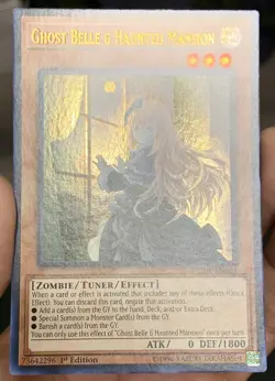 Yugioh Ghost Belle Haunted Mansion (Alt Art) DUDE-EN004 Ultra Rare NM w/Tracking - Image 5