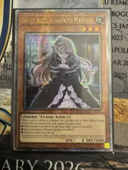 *** GHOST BELLE & HAUNTED MANSION *** QUARTER CENTURY RARE RA01-EN011 YUGIOH! - Image 1