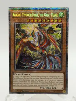 Yugioh Radiant Typhoon Fonix, The Great Flame DOOD-EN017 1st Starlight - Image 1
