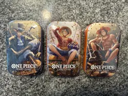 One Piece Card Game Tin Pack Set Vol.2 All Three Tins! - Image 1
