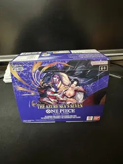 One Piece OP-14 The Azure Sea’s Seven EMPTY Booster Box - NO PACKS ONLY BOX - Image 1