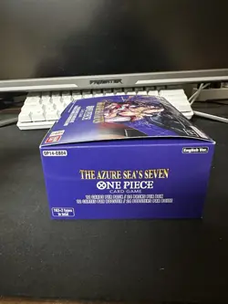 One Piece OP-14 The Azure Sea’s Seven EMPTY Booster Box - NO PACKS ONLY BOX - Image 4