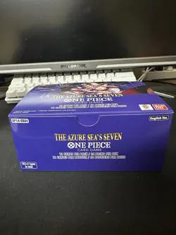 One Piece OP-14 The Azure Sea’s Seven EMPTY Booster Box - NO PACKS ONLY BOX - Image 5