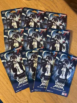 Union Arena Solo Leveling Sleeved Booster Blister Pack x 10 English - Image 1