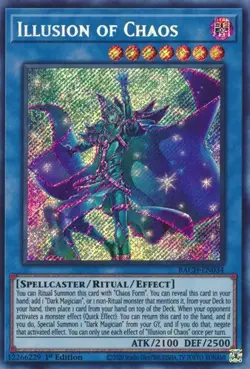 MP23-EN017 Illusion of Chaos : Prismatic Secret Rare Card : 1st Edition : YuGiOh - Image 1
