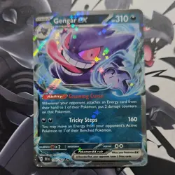 Pokemon TCG Gengar EX 104/162 Holo Ability EX Rule TEF English Card - Image 2