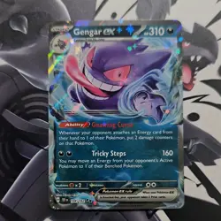Pokemon TCG Gengar EX 104/162 Holo Ability EX Rule TEF English Card - Image 3