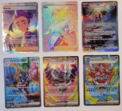Pokemon tcg Special Illustration Rare lot of 6 w/ Prismatic Demi God Error cards - Image 2