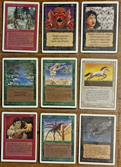 90 Vintage Magic The Gathering Card Lot: Beta Unlimited Legends Revised More! - Image 3