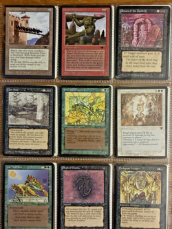 90 Vintage Magic The Gathering Card Lot: Beta Unlimited Legends Revised More! - Image 5