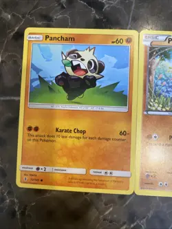 Pokemon Cards Pancham Cute Card Lot Of 2 - Image 3