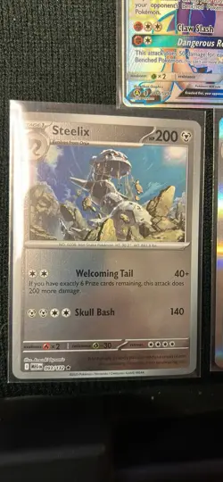 Pokemon TCG Holo Card Lot Lycanroc GX, Steelix, Misty's Gyarados - 3 Cards - Image 3