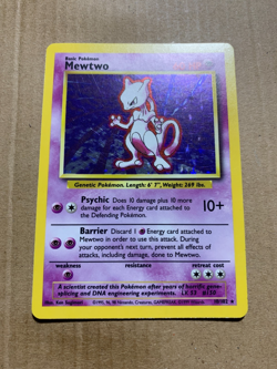 Mewtwo 10/102 Base Set - Holo Pokemon Card - NM - Image 2