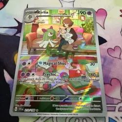 Pokemon TCG Kirlia Scarlet & Violet Base Set Holo Illustration Rare Card 212/198 - Image 3