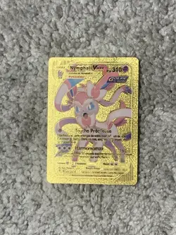Sylveon VMax HP310 Precious Touch Rare French Gold Accent Foil Fan Art Card NM! - Image 1