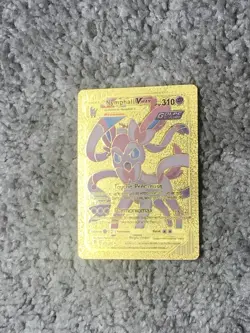 Sylveon VMax HP310 Precious Touch Rare French Gold Accent Foil Fan Art Card NM! - Image 2
