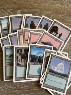 125 MtG Old Border Basic Land Cards Lot - 25 of each Magic Premodern EDH Cube - Image 2