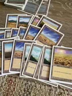 125 MtG Old Border Basic Land Cards Lot - 25 of each Magic Premodern EDH Cube - Image 3